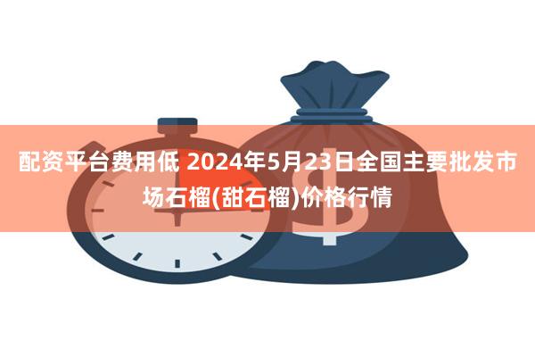 配资平台费用低 2024年5月23日全国主要批发市场石榴(甜石榴)价格行情