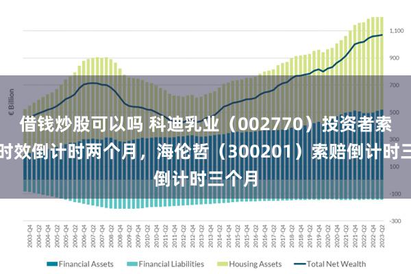 借钱炒股可以吗 科迪乳业（002770）投资者索赔案时效倒计时两个月，海伦哲（300201）索赔倒计时三个月