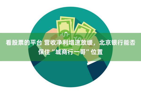 看股票的平台 营收净利增速放缓，北京银行能否保住“城商行一哥”位置