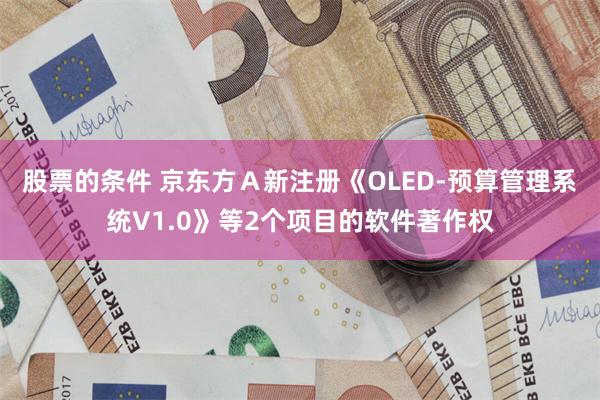 股票的条件 京东方Ａ新注册《OLED-预算管理系统V1.0》等2个项目的软件著作权